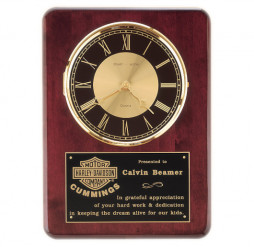 Rosewood Clock Plaque