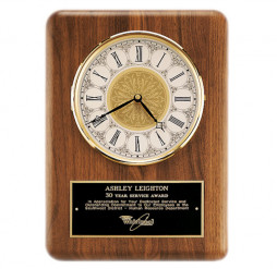 Walnut Clock Plaque